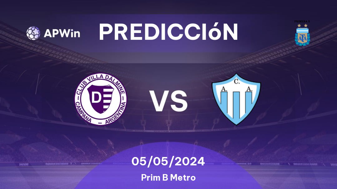 Predicciones Villa Dálmine vs Argentino Merlo: 05/05/2024 - Argentina Prim B Metro