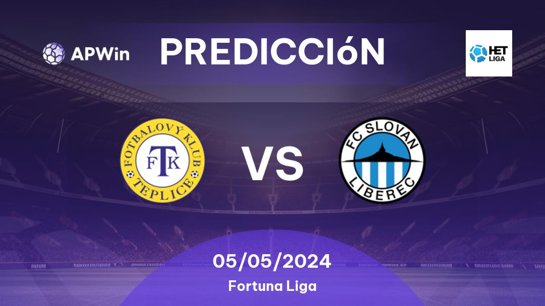 Predicciones Teplice vs Slovan Liberec: 05/05/2024 - República Checo Fortuna Liga