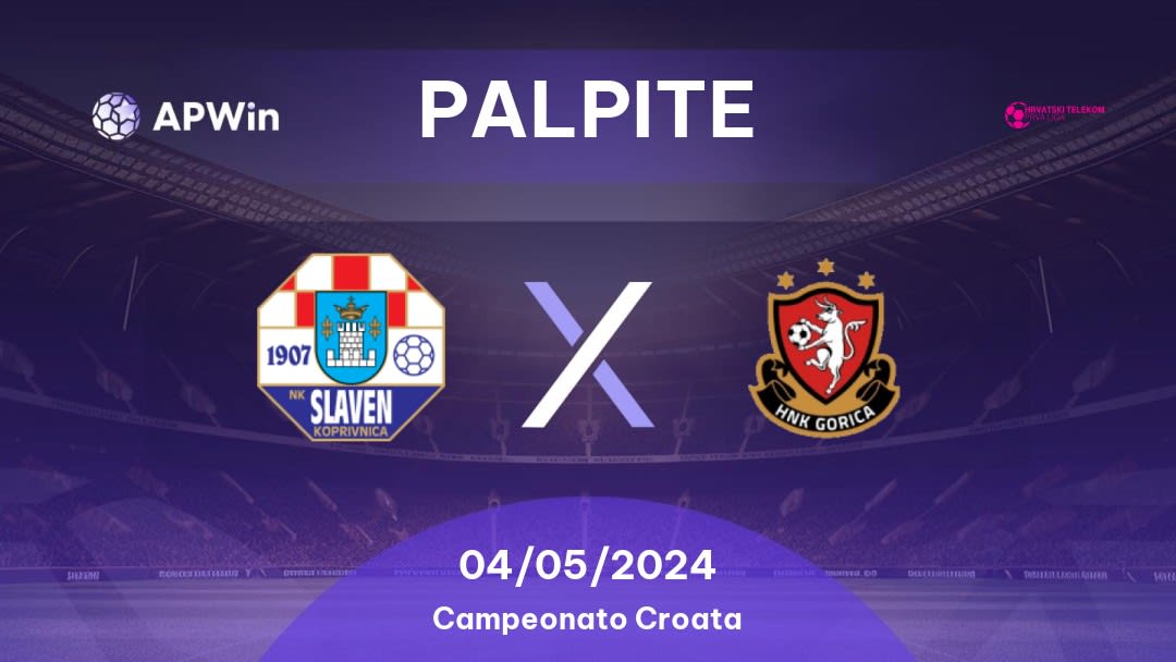 Palpite Slaven Koprivnica x Gorica: 04/05/2024 - Campeonato Croata