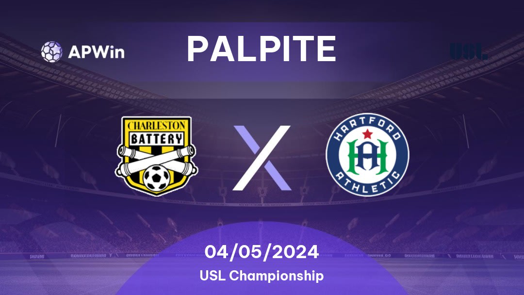 Palpite Charleston Battery x Hartford Athletic: 08/04/2023 - USL Championship