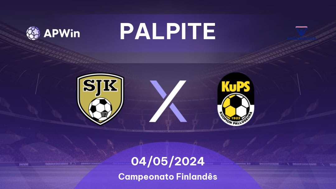 Palpite SJK x KuPS: 04/05/2024 - Campeonato Finlandês