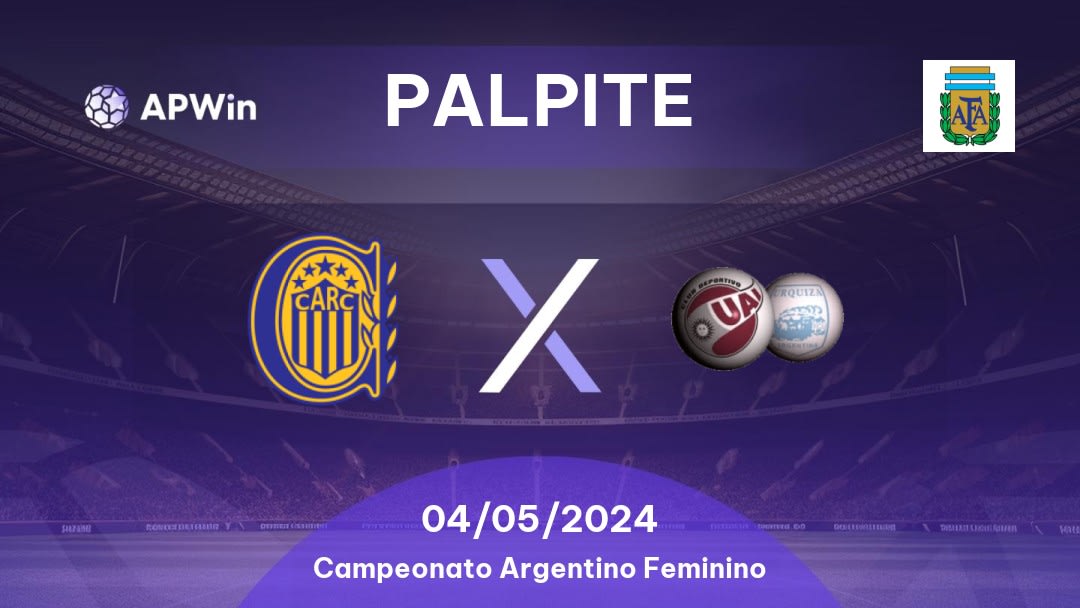 Palpite Rosario Central W x UAI Urquiza Women: 04/05/2024 - Campeonato Argentino Feminino