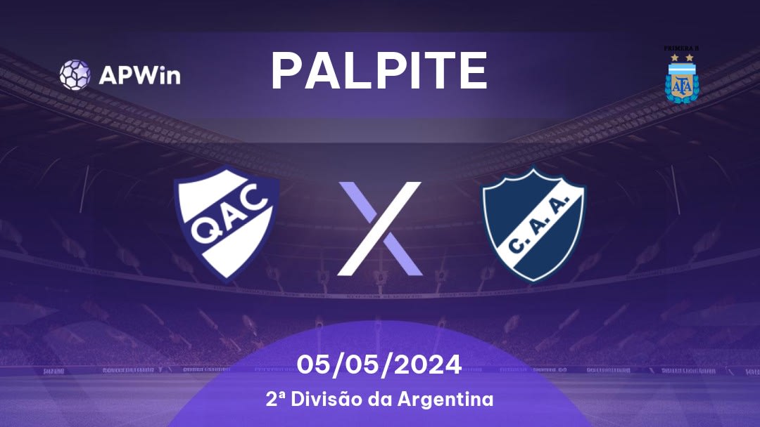 Palpite Quilmes x Alvarado: 05/05/2024 - 2ª Divisão da Argentina