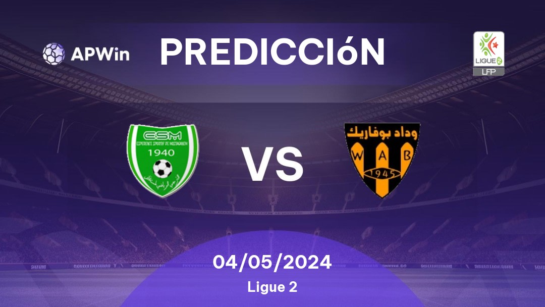 Predicciones para ES Mostaganem vs WA Boufarik: 30/09/2022 - Argelia Ligue 2