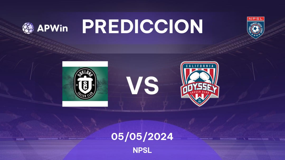 Predicciones Oakland SC vs California Odyssey: 04/05/2024 - Estados Unidos de América NPSL