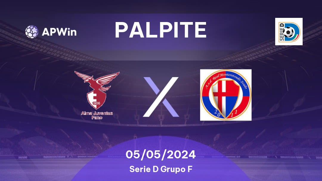 Palpite Fano x Real Monterotondo Scalo: 05/05/2024 - Serie D Grupo F