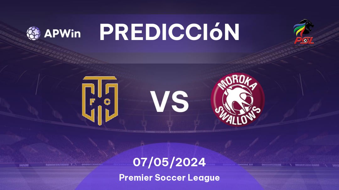 Predicciones Cape Town City vs Moroka Swallows: 07/05/2024 - Sudáfrica Premier Soccer League