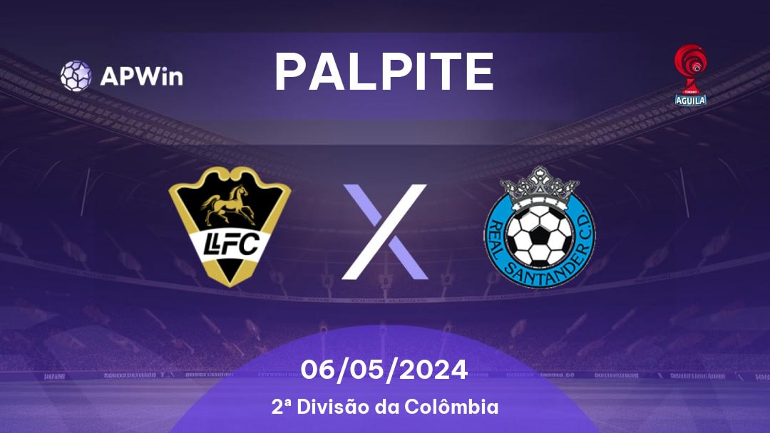 Palpite Llaneros x Real Santander: 23/09/2023 - 2ª Divisão da Colômbia