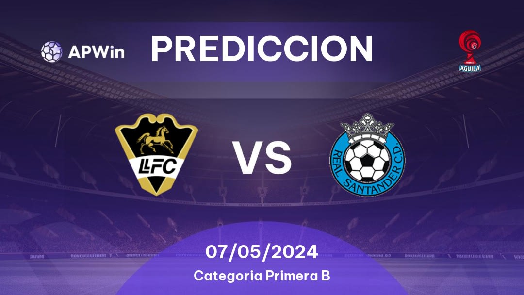 Predicciones Llaneros vs Real Santander: 06/05/2024 - Colombia Categoria Primera B