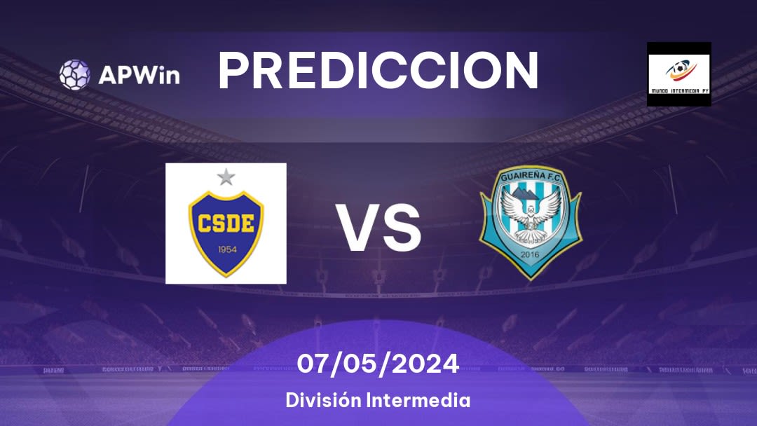 Predicciones Encarnación vs Guaireña: 07/05/2024 - Paraguay División Intermedia