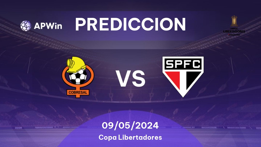 Predicciones Cobresal vs São Paulo: 08/05/2024 - Sudamerica Copa Libertadores