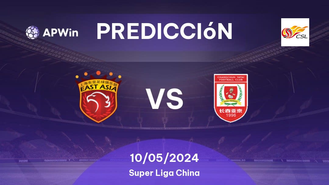 Predicciones Shanghai SIPG vs Changchun Yatai: 10/05/2024 - China Super Liga China