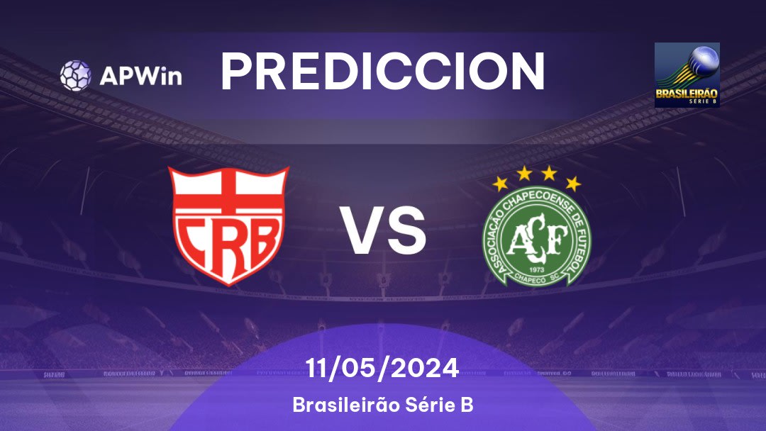 Predicciones CRB vs Chapecoense: 10/05/2024 - Brasil Brasileirão Série B