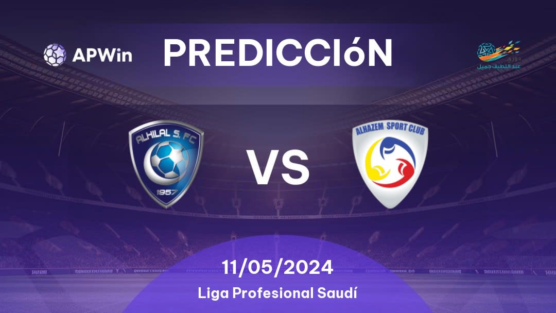 Predicciones Al Hilal vs Al Hazm: 11/05/2024 - Arabia Saudita Saudita Professional League