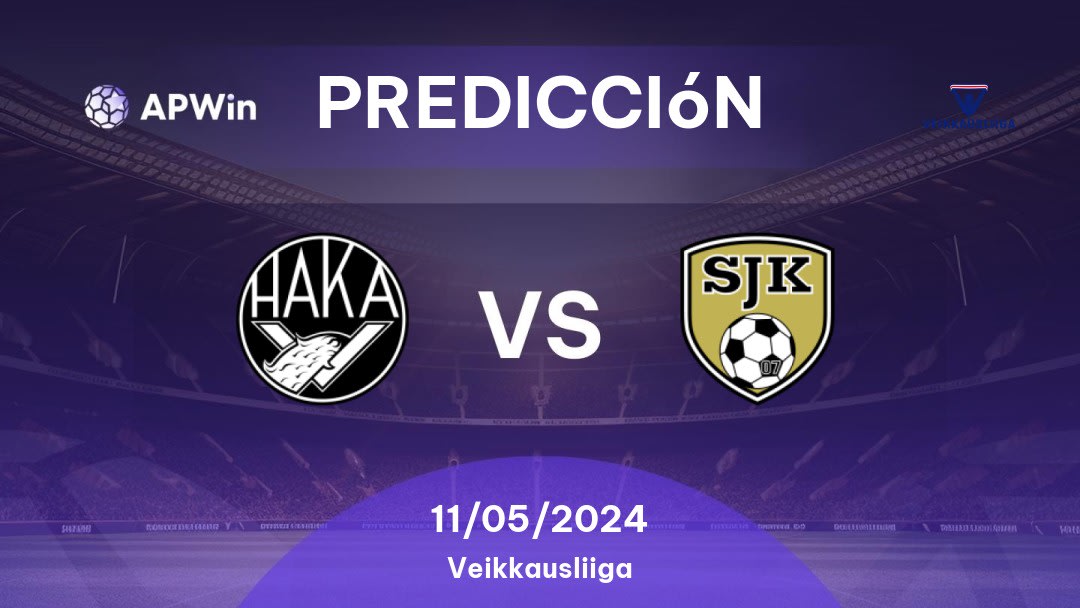 Predicciones Haka vs SJK: 11/05/2024 - Finlandia Veikkausliiga
