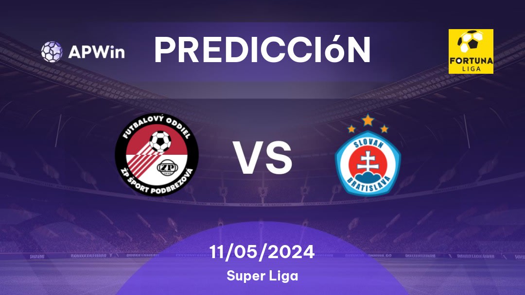 Predicciones Podbrezová vs Slovan Bratislava: 11/05/2024 - Eslovaquia Super Liga