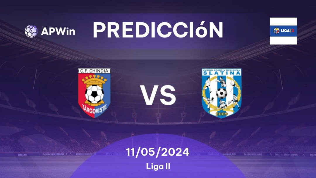 Predicciones Chindia Târgovişte vs Slatina: 11/05/2024 - Rumania Liga II