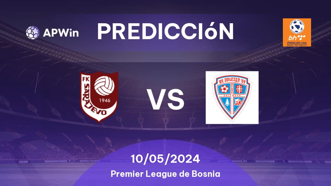 Predicciones Sarajevo vs Zvijezda '09 Brgule: 10/05/2024 - Bosnia y Herzegovina Premier League of Bosnia