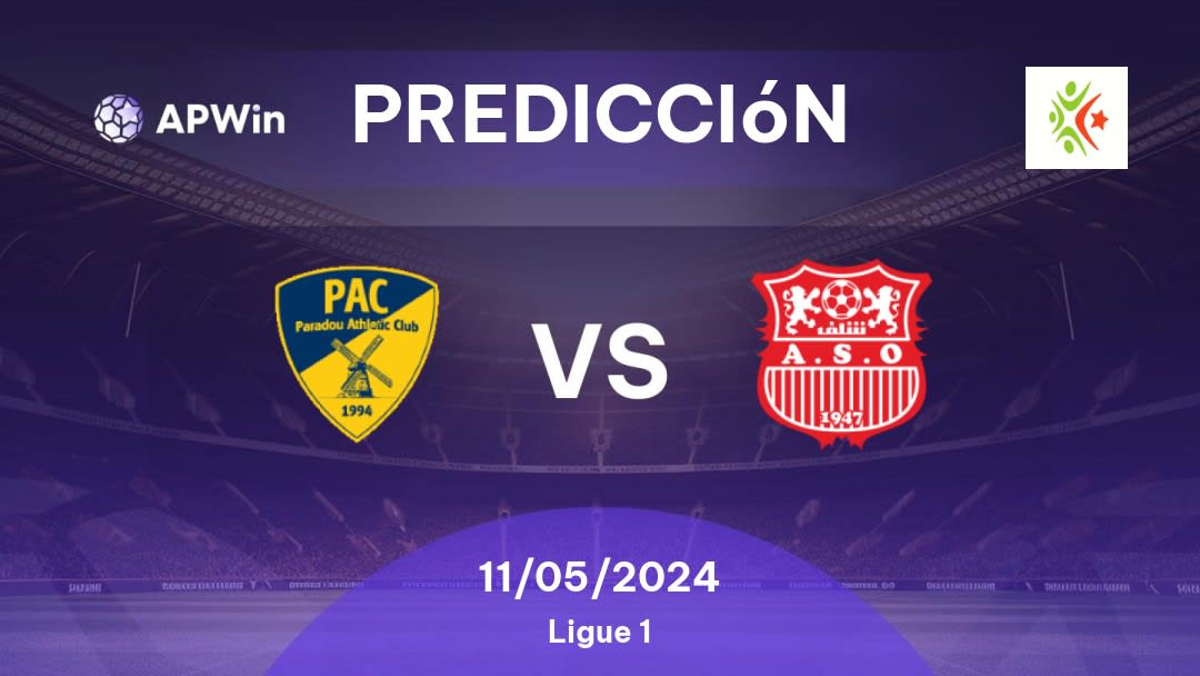 Predicciones Paradou AC vs ASO Chlef: 11/05/2024 - Argelia Ligue 1