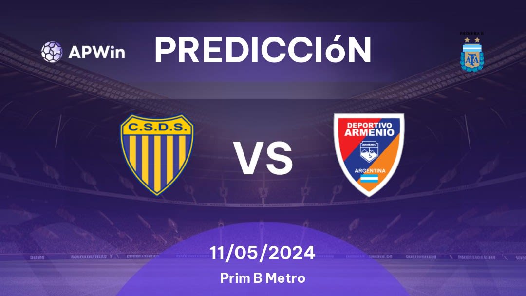Predicciones Dock Sud vs Deportivo Armenio: 11/05/2024 - Argentina Prim B Metro