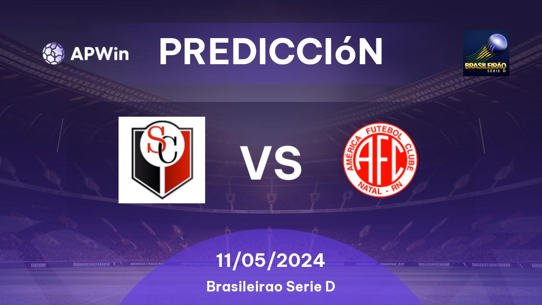 Predicciones Santa Cruz de Natal RN vs América RN: 11/05/2024 - Brasil Brasileirão Série D