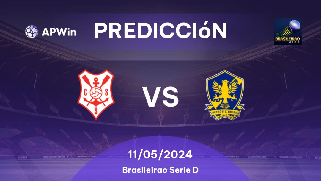 Predicciones Sergipe vs Retrô: 11/05/2024 - Brasil Brasileirão Série D