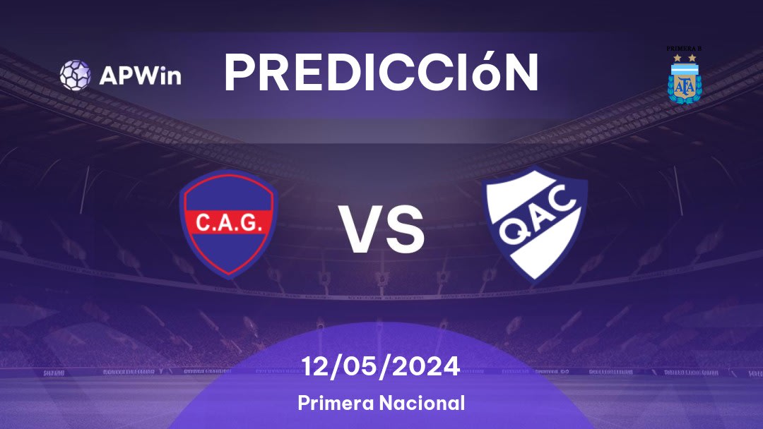 Predicciones Club Atlético Güemes vs Quilmes: 12/05/2024 - Argentina Primera B Nacional