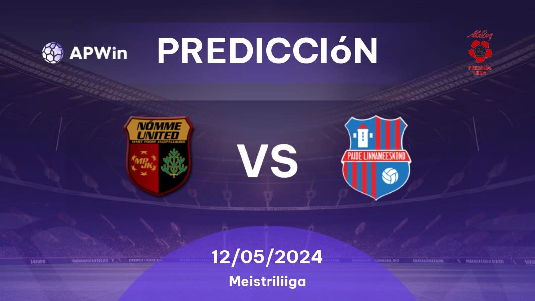 Predicciones Nõmme United vs Paide: 12/05/2024 - Estonia Meistriliiga