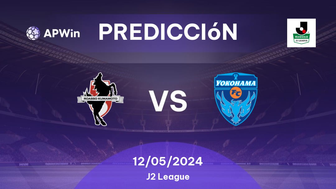 Predicciones Roasso Kumamoto vs Yokohama: 11/05/2024 - Japón J2 League