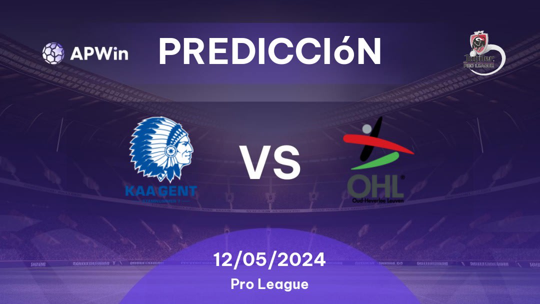 Predicciones KAA Gent vs OH Leuven: 12/05/2024 - Bélgica Pro League