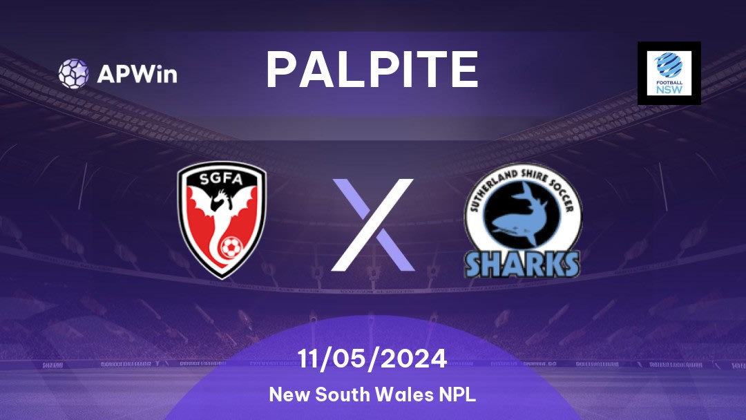 Palpite St George City FA x Sutherland Sharks: 11/05/2024 - New South Wales NPL