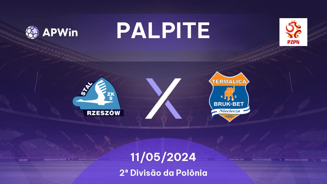 Palpite Stal Rzeszów x Nieciecza: 11/05/2024 - 2ª Divisão da Polônia