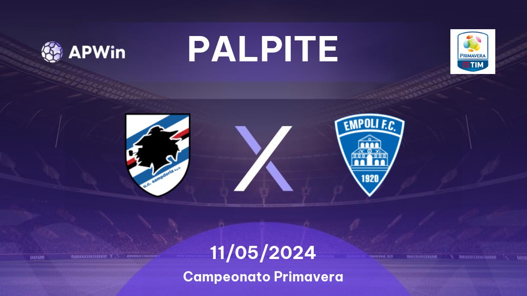 Palpite Sampdoria U19 x Empoli U19: 11/05/2024 - Campeonato Primavera