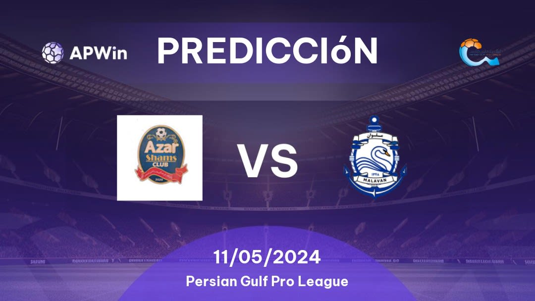Predicciones Shams Azar Qazvin vs Malavan: 11/05/2024 - Iran Persian Gulf Pro League