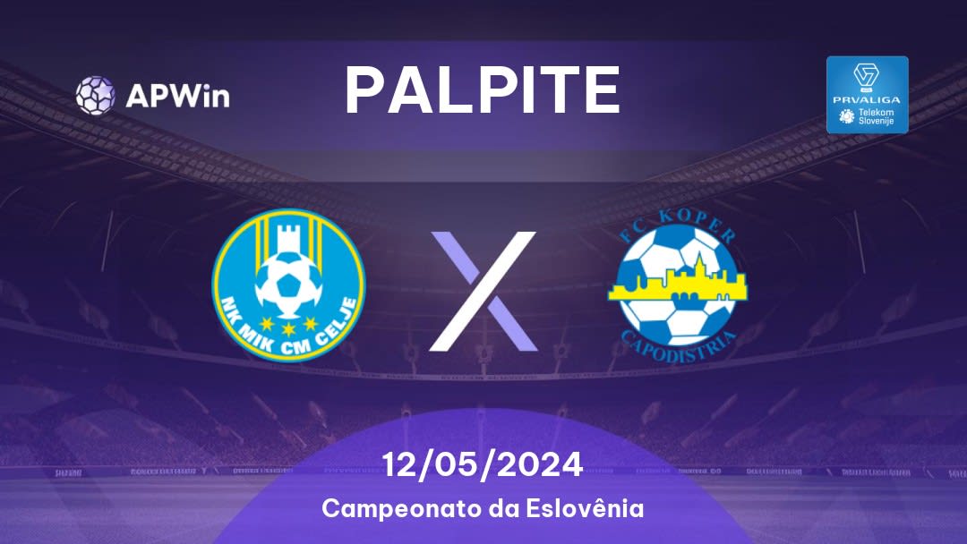 Palpite Celje x Koper: 12/05/2024 - Campeonato da Eslovênia