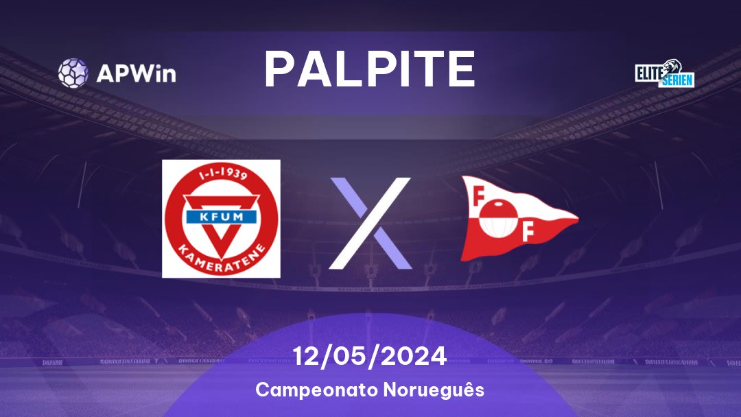 Palpite KFUM x Fredrikstad: 12/05/2024 - Campeonato Norueguês