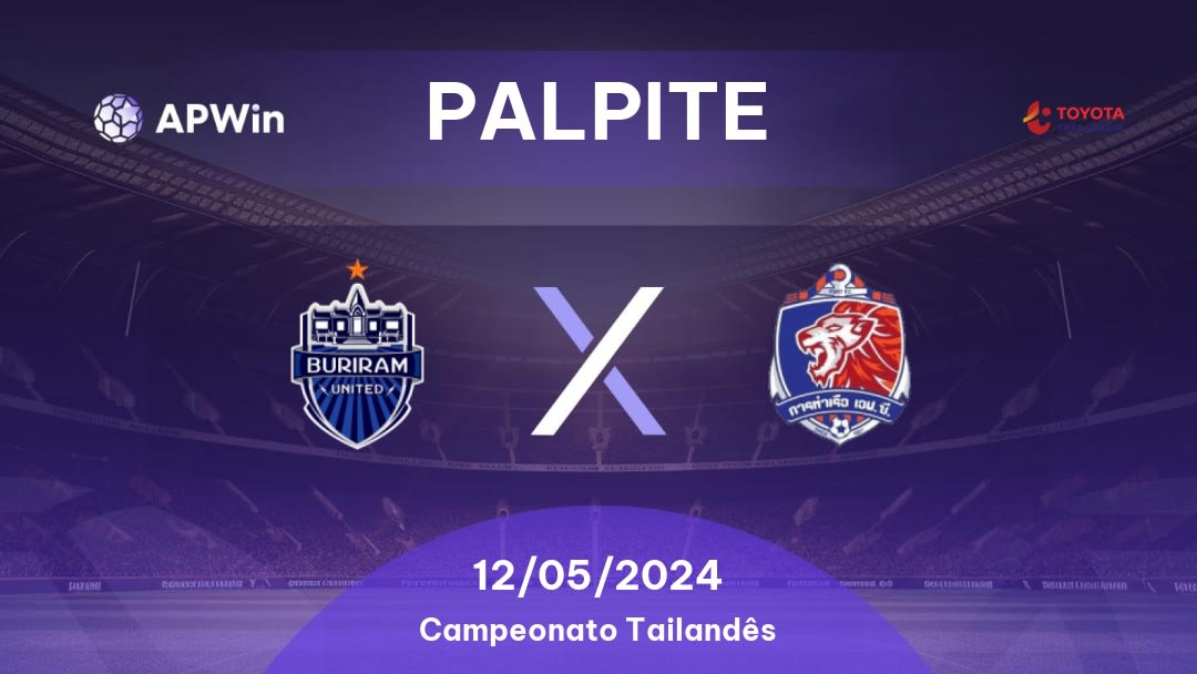 Palpite Buriram United x Port FC: 12/05/2024 - Campeonato Tailandês