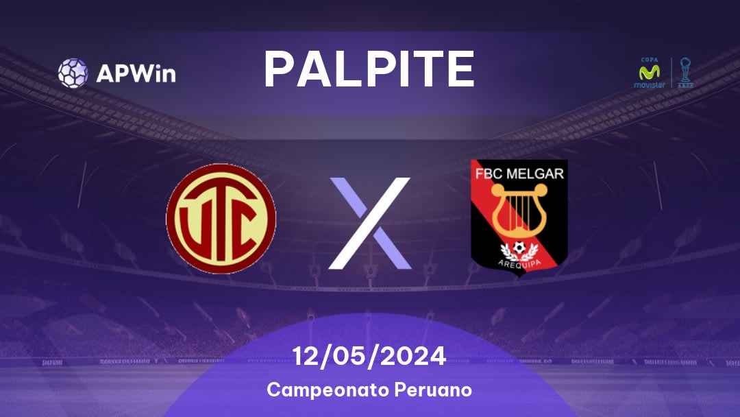 Palpite UTC Cajamarca x Melgar: 18/03/2023 - Campeonato Peruano