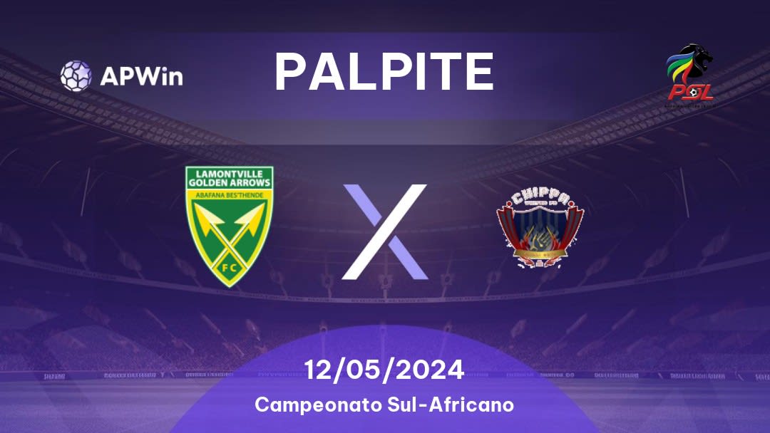 Palpite Golden Arrows x Chippa United: 12/05/2024 - Campeonato Sul-Africano