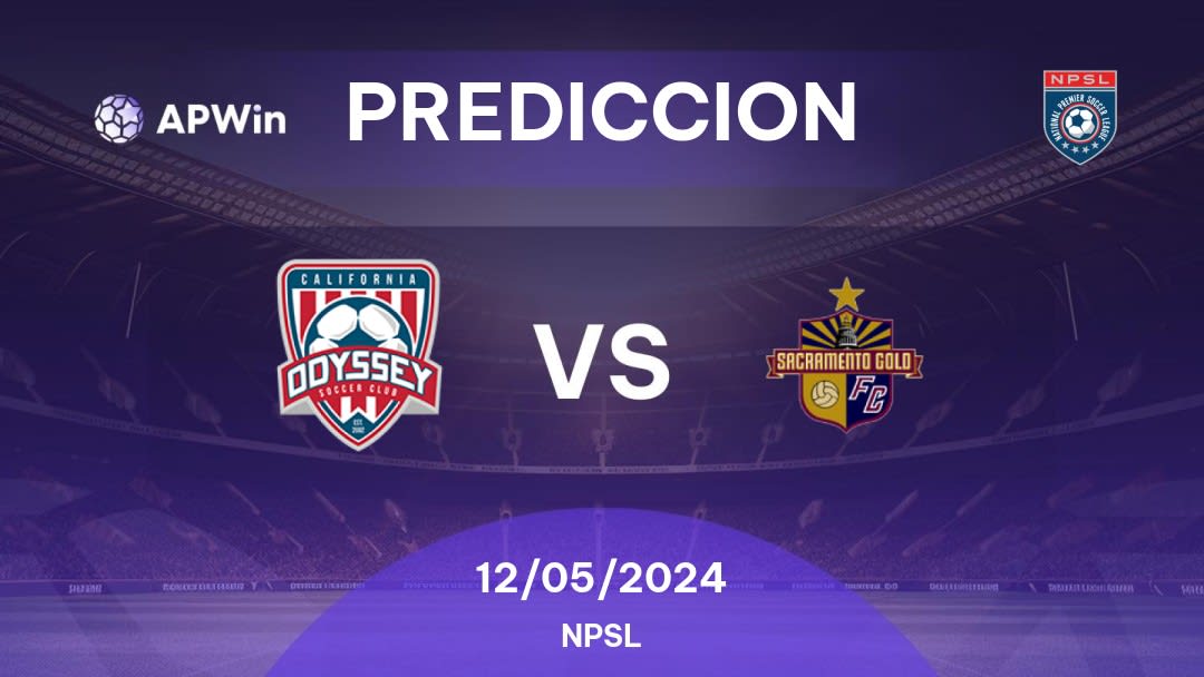 Predicciones California Odyssey vs Sacramento Gold: 12/05/2024 - Estados Unidos de América NPSL