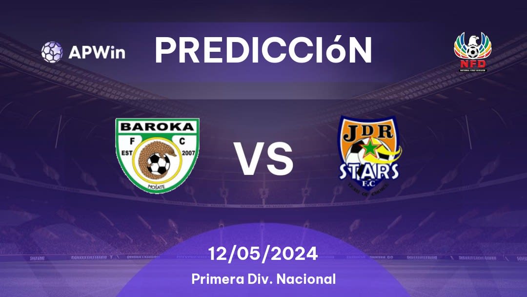 Predicciones Baroka vs JDR Stars: 12/05/2024 - Sudáfrica Primera División Nacional