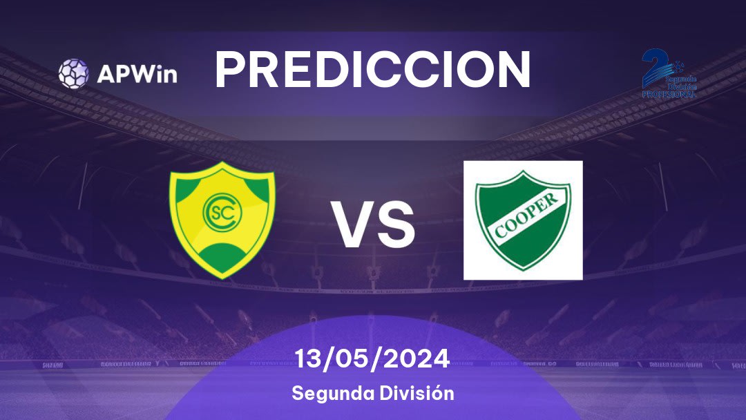Predicciones Cerrito vs CSyD Cooper: 13/05/2024 - Uruguay Segunda División