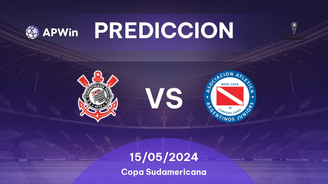 Predicciones Corinthians vs Argentinos Juniors: 14/05/2024 - Sudamerica Copa Sudamericana