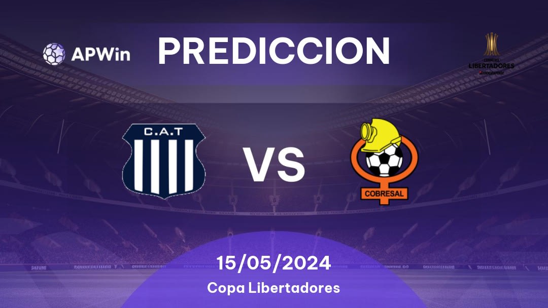 Predicciones Talleres Córdoba vs Cobresal: 14/05/2024 - Sudamerica Copa Libertadores