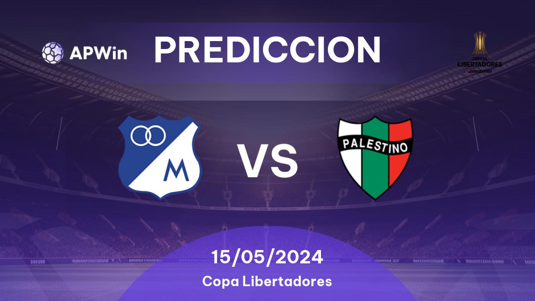 Predicciones Millonarios vs Palestino: 14/05/2024 - Sudamerica Copa Libertadores