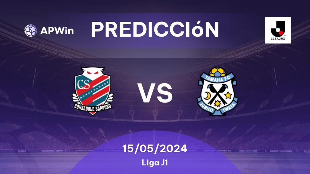 Predicciones Consadole Sapporo vs Jubilo Iwata: 15/05/2024 - Japón Liga J1