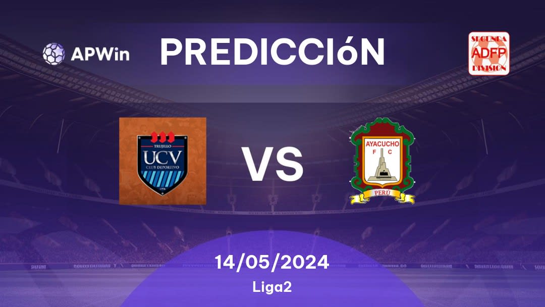 Predicciones UCV Moquegua vs Ayacucho: 14/05/2024 - Perú Segunda División