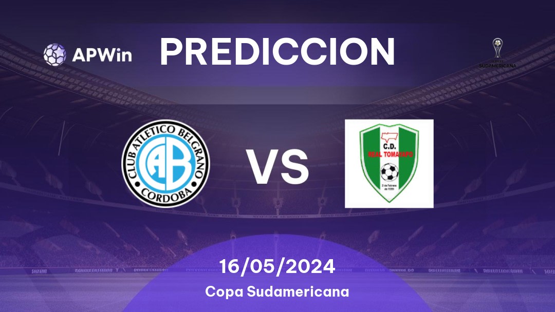 Predicciones Belgrano vs Real Tomayapo: 15/05/2024 - Sudamerica Copa Sudamericana