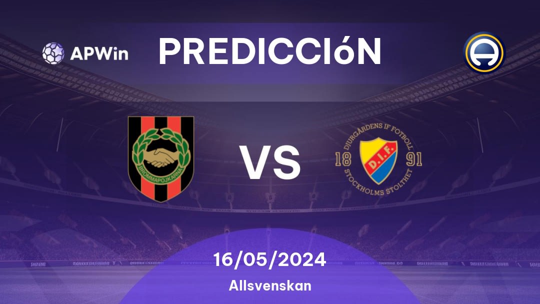 Predicciones Brommapojkarna vs Djurgården: 16/05/2024 - Suecia Allsvenskan