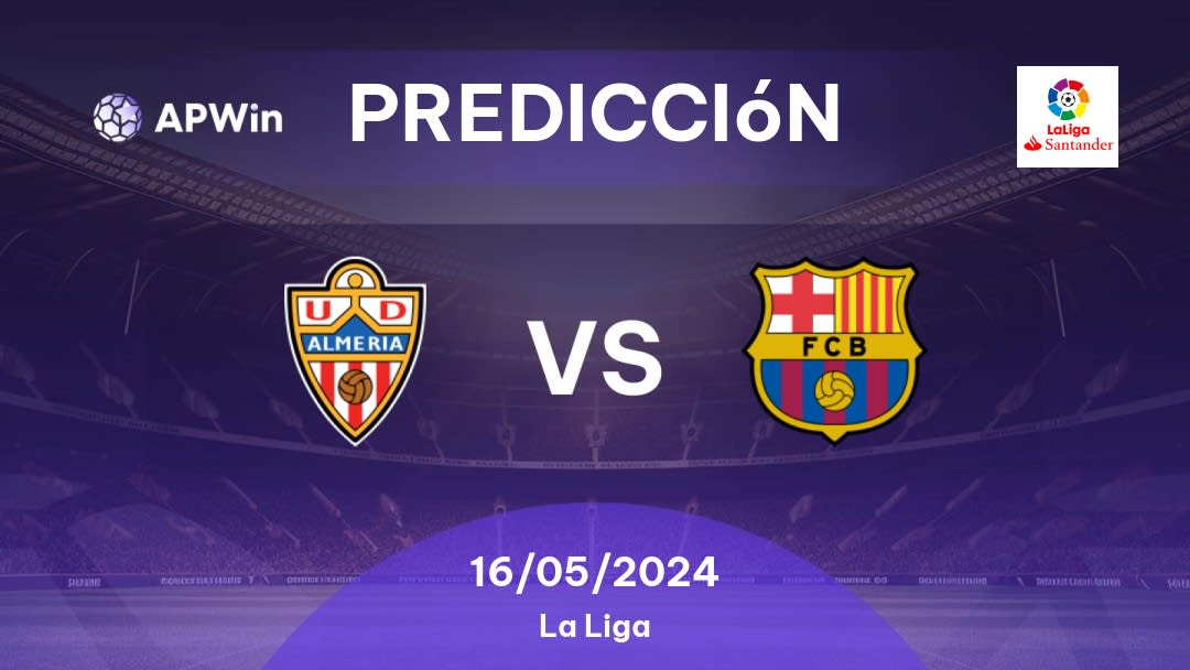 Predicciones Almería vs Barcelona: 16/05/2024 - España La Liga